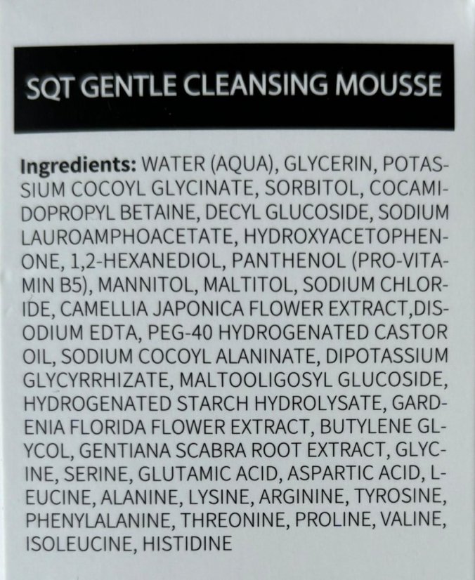 SQT Gentle Cleansing Mousse - NÁHLED