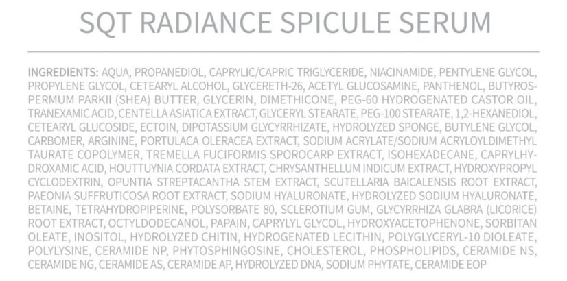 SQT Radiance Spicule Serum (4x15 ml)